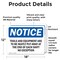 Signmission Tools And Equipment Are To Be Neatly Put, 18 in W x Rectangle, Vinyl Decal OS-2PACK-NS-D-1218-L-18694 - alternate 5